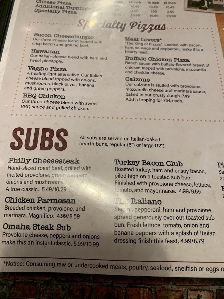 Mama Renie's Pizza of mcarthur Menu image 1
